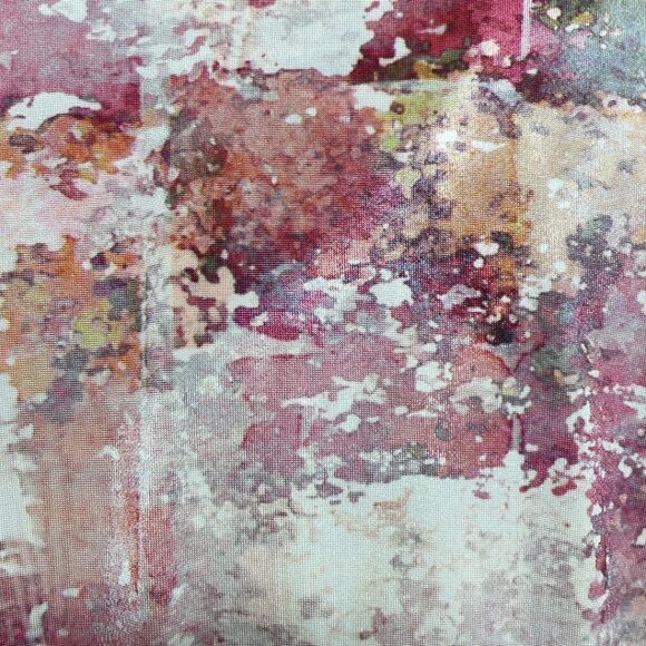 World Unity Romantic Stone Dress NWT Short Sleeve Notch Midi Pink Size Large L - Picture 9 of 17